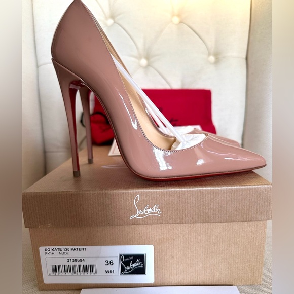Christian Louboutin So Kate Size 36 NUDE - Picture 5 of 5
